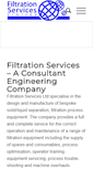 Mobile Screenshot of filtrationservices.co.uk